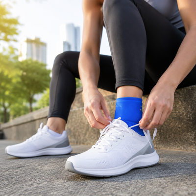 Passt auch in den Sportschuh — ideal für unterwegs