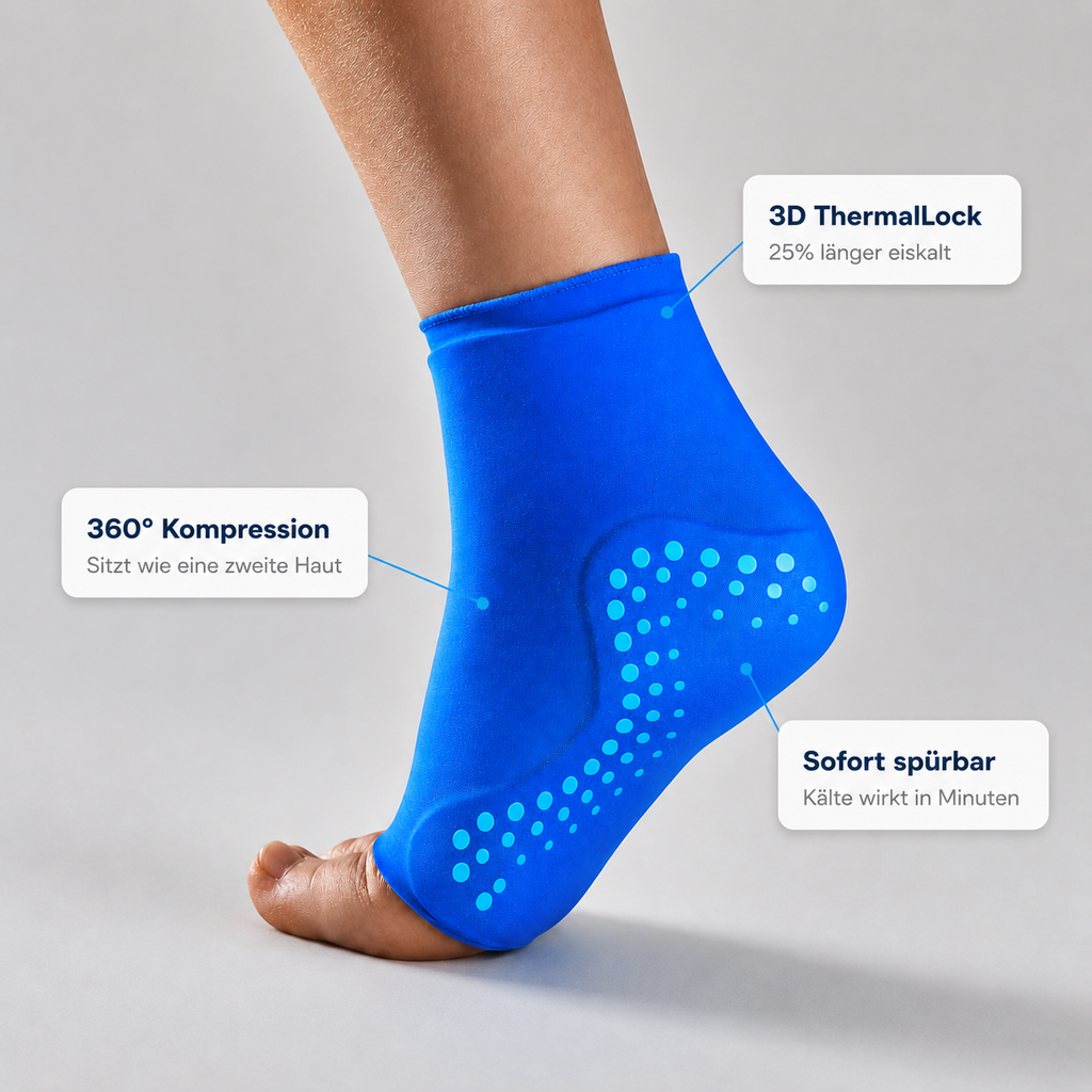 Melunia IceBandage – Features: ThermalLock, Kompression, Sofort spürbar