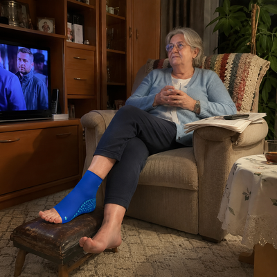 Abends beim Fernsehen entspannen