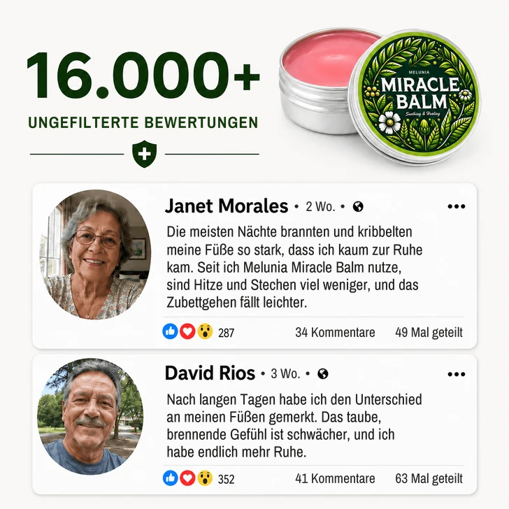 Weitere Kundenstimmen zum Melunia Miracle Balm – 16.000+ ungefilterte Bewertungen